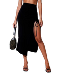 Solid color skirt-D779 | Inspanda