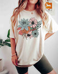 Flower printed TEE-D745