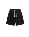 Solid color drawstring shorts-D2