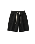 Solid color drawstring shorts-D7