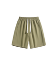 Solid color drawstring shorts-D2