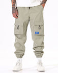 Multi-pocket cargo pants-D410