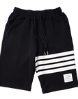 Drawstring striped shorts-D501