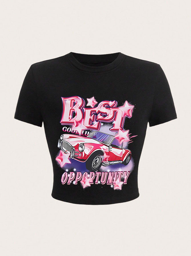 Design print tee-D658