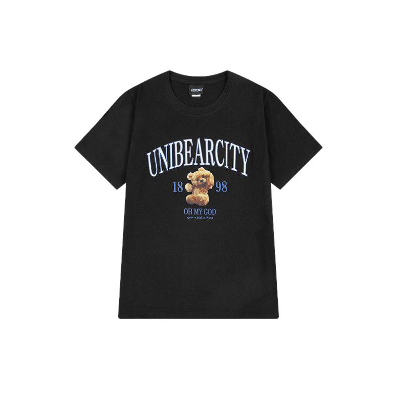 Letter print cartoon trend TEE-D399