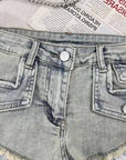 Denim shorts-D791