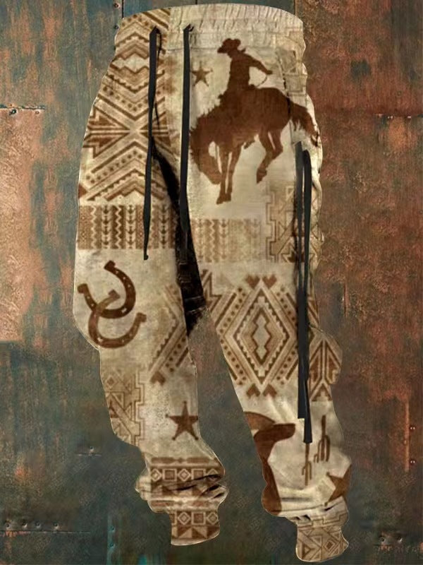 Retro trendy street pants-D404