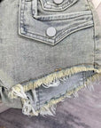 Denim shorts-D791