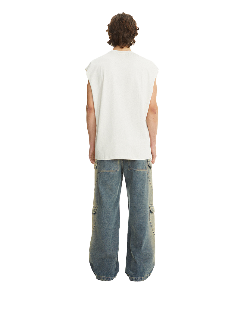 Solid color base tank top-C10