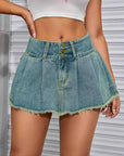 Skirt-D533 denim no elástico | Inspanda