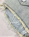 Denim shorts-D791