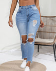 Ripped vintage jeans-D428